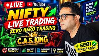 SPECIAL ZERO HERO TRADE NIFTY LIVE TRADING |SENSEX EXPIRY |  #livetrading #NIFTYLIVE | 16 OCT