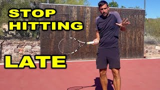 How To Stop Hitting The Ball Late