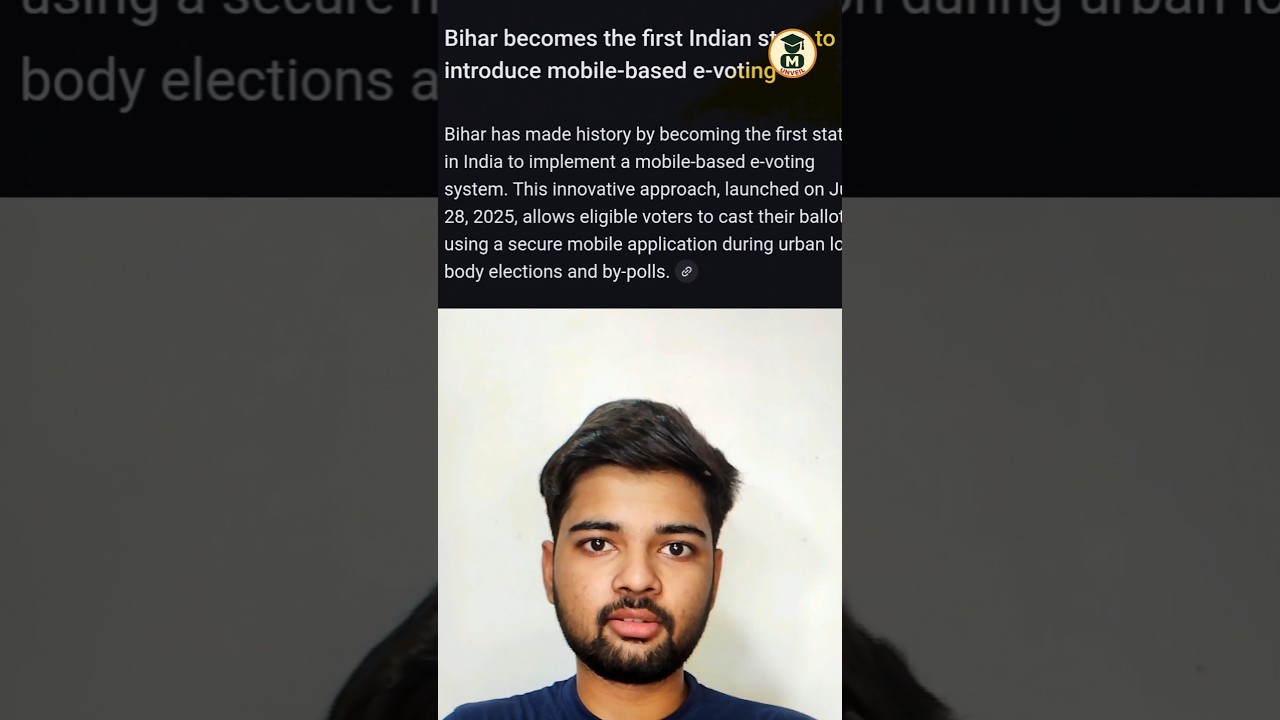 India's first mobile based E-VOTING 