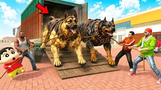 Franklin & Jack Bring Giant Dogs Home 🤩 Indian Theft Auto Simulator 🎉 screenshot 1