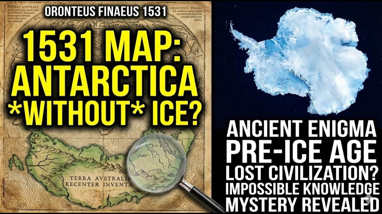 The 1531 Map That Shows Antarctica Without Ice The Oronteus Finaeus Enigma