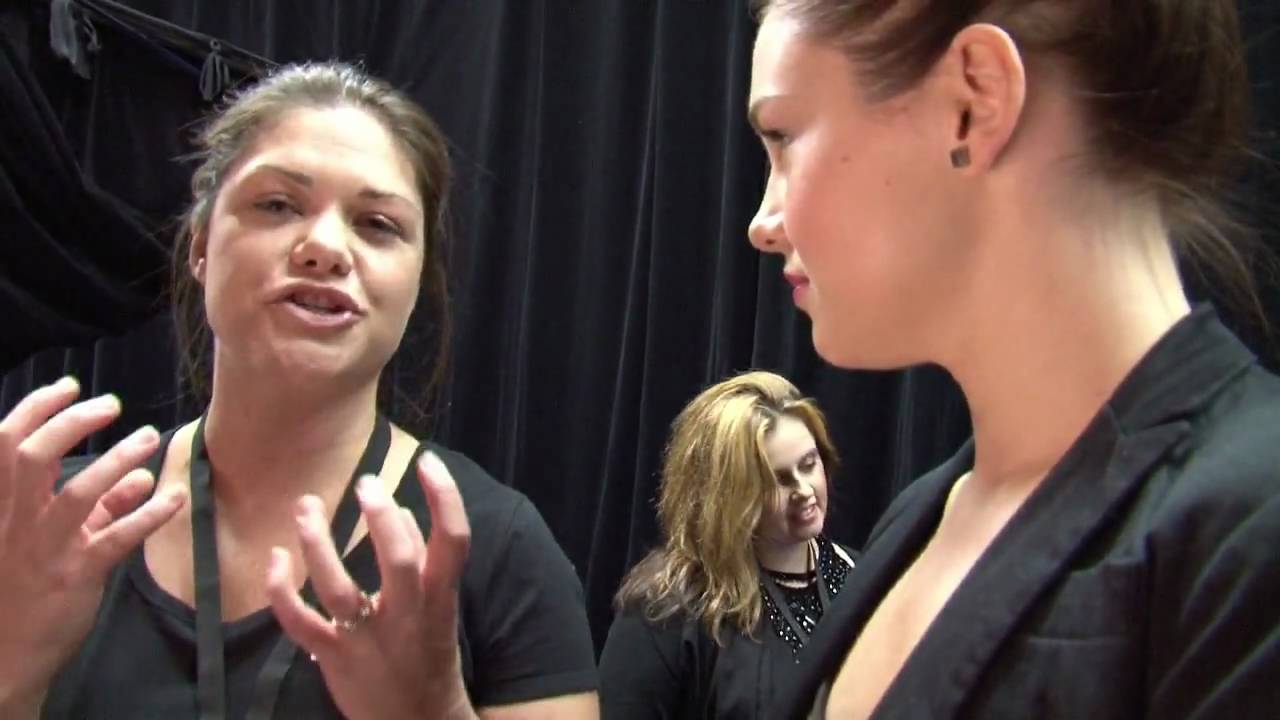 RAFW: Backstage at Kirrily Johnston