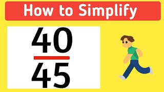 How To Simplify The Fraction 4045