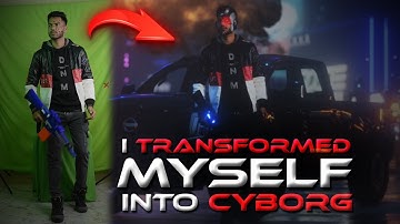 I transformed myself into Cyborg from Cyberpunk using VFX