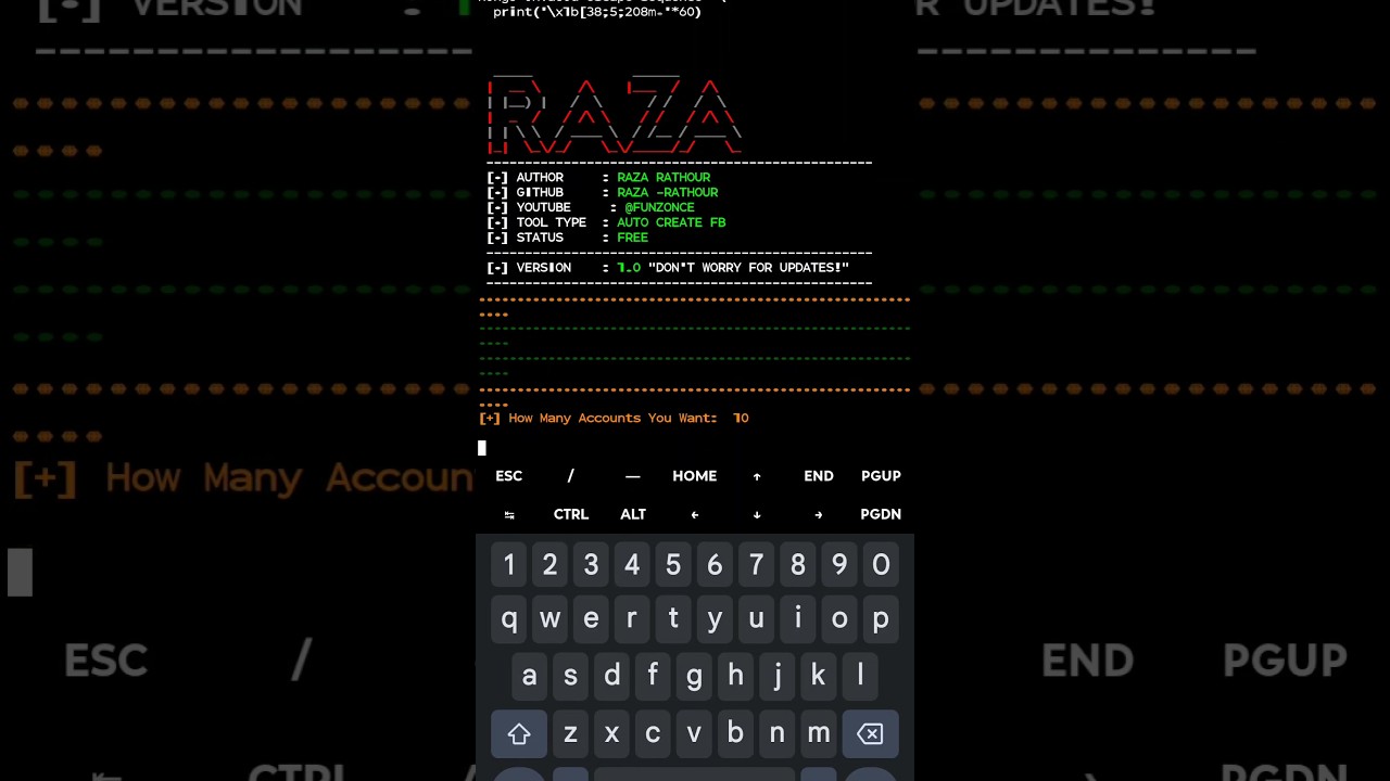 Facebook Unlimited Auto ID Creator Termux Command 2025 | 1000% Working Method 