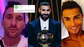 MOST AMAZING Reactions | Karim Benzema WINNING the Ballon d'or 2022 | Benzema ballon d'or reactions