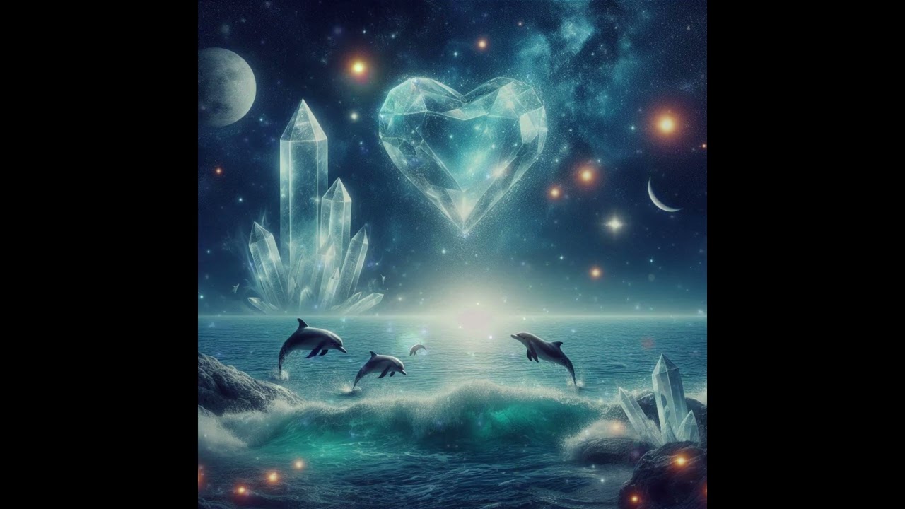 1Hz to 50Hz Dolphin Frequency with 528Hz Compassion Frequency: Home Heart Coherence Heart to Brain