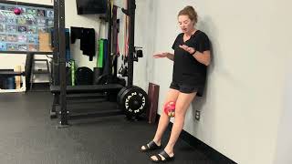 Wall Squat with Crunch and UE LE Assist