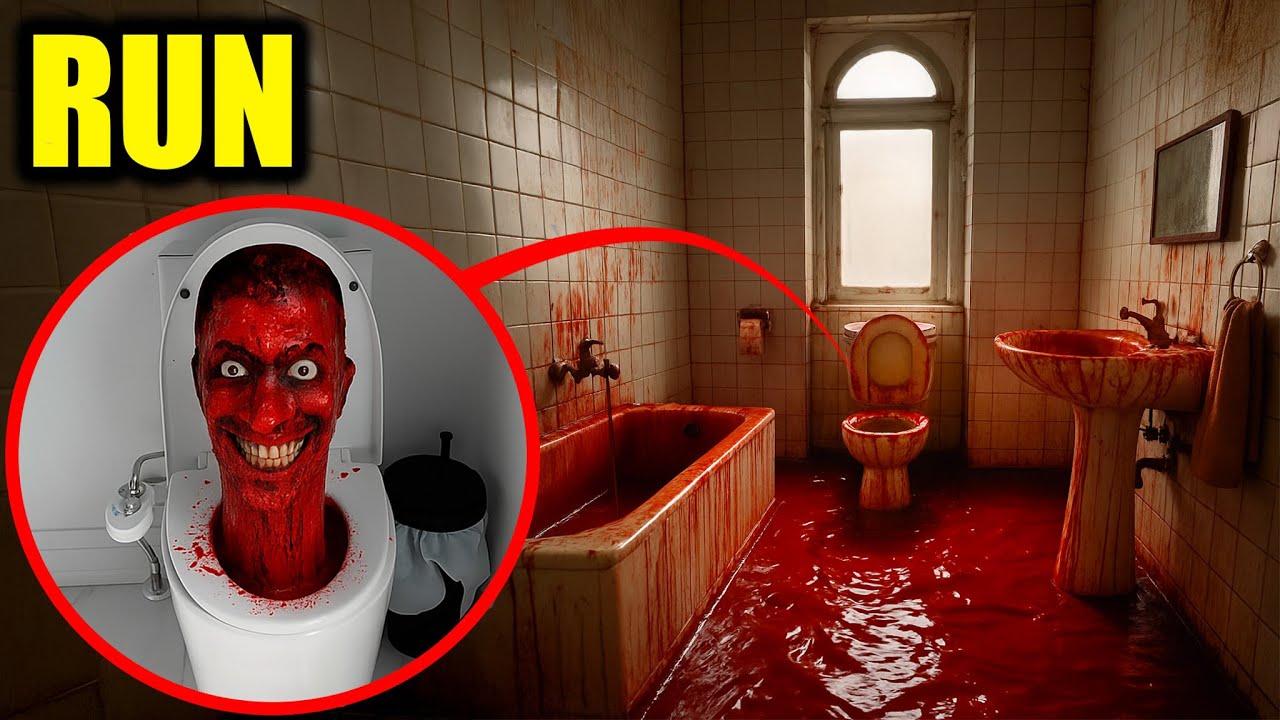 МЫ НАШЛИ КРОВАВЫЙ ТУАЛЕТ. ТОТ, ЧТО ПРОИСХОДИТ ДАЛЬШЕ, СТРАШЕН!! (ТУАЛЕТ СКИБИДИ)