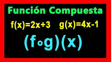 ✅👉 Funcion Compuesta  ✅ Composicion de Funciones