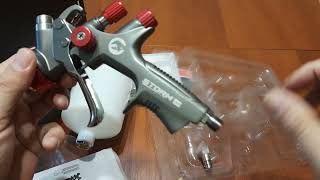 Распаковка Краскопульт  Intertool LVLP TEFLON профессиональный 1.8 мм (PT-0148) из Rozetka