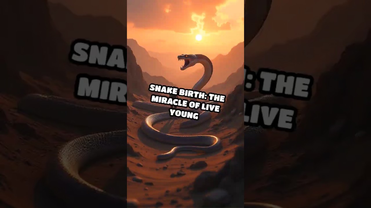 **Watch How Baby Snakes Are Born Alive!** 