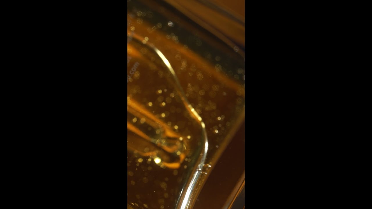 Stunning Honey Hair Oil Texture Video