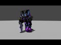 Minecraft character animation test