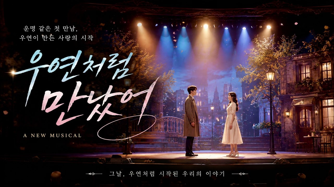 우연처럼 너를 만났어  / 연극 OST,  한국 드라마틱 발라드 (SUNO AI 자작곡) 🎧