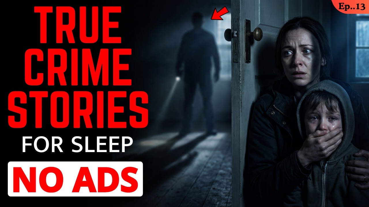 Dark Real Crime Stories for Bedtime | Soft Rain Atmosphere | 🔴 NO ADS 🔴 | Black Screen | Ep. 13