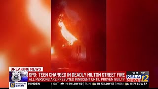 Teen Charged With Murder In Deadly Milton Street House Fire