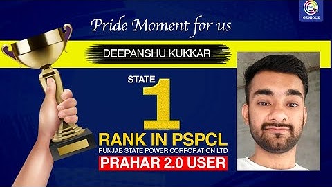 #1st Ranker II #PSPCL ASSA Exam II Deepanshu Kukkar II Prahar 2.0 batchII CONGRATULATIONS ♥️♥️♥️♥️♥️