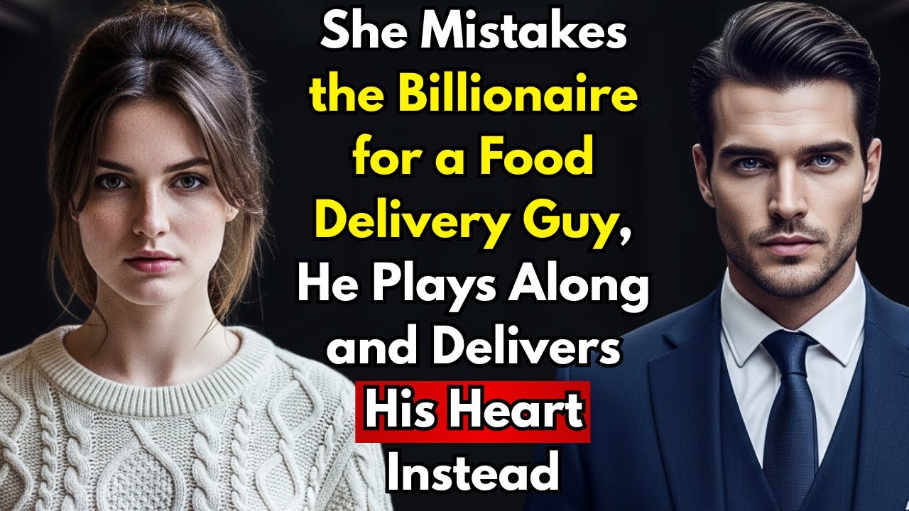 She Mistakes the Billionaire for a Food Delivery Guy—He Plays Along and Delivers His Heart Instead