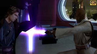 ANAKIN VS MACE WINDU - Star Wars Episode 3 ROTS: Mission 10 (No Commentary Gameplay, 4K 60FPS)