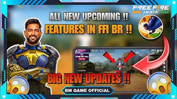 Good News 🥳 FFI BR New Big Update 🤩| FFI Game New Update 💥 || Upcoming Features || Game Dev Raj !!
