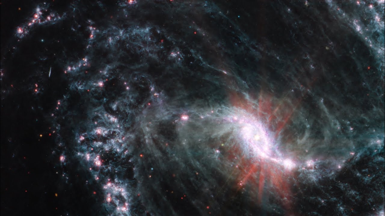 James Webb Views Intricate Spiral Arms in NGC 1365