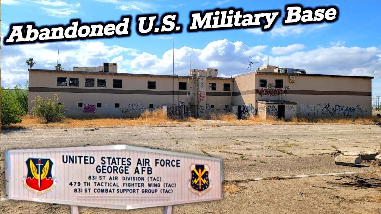 Abandoned Family Services Buildings at George Air Force Base in Victorville Ca