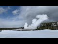 Yellowstone In Winter by Snowcoach