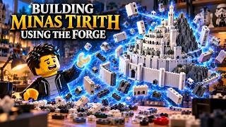 Building LEGO Using THE FORCE! A Strange building technique for Minas Tirith LEGO 11377