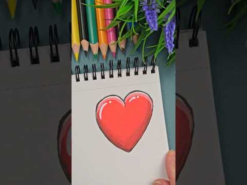 يجب عليك تلوين قلوبك باللون الأزرق فن درس رسم كيفية الرسم رسم درس 