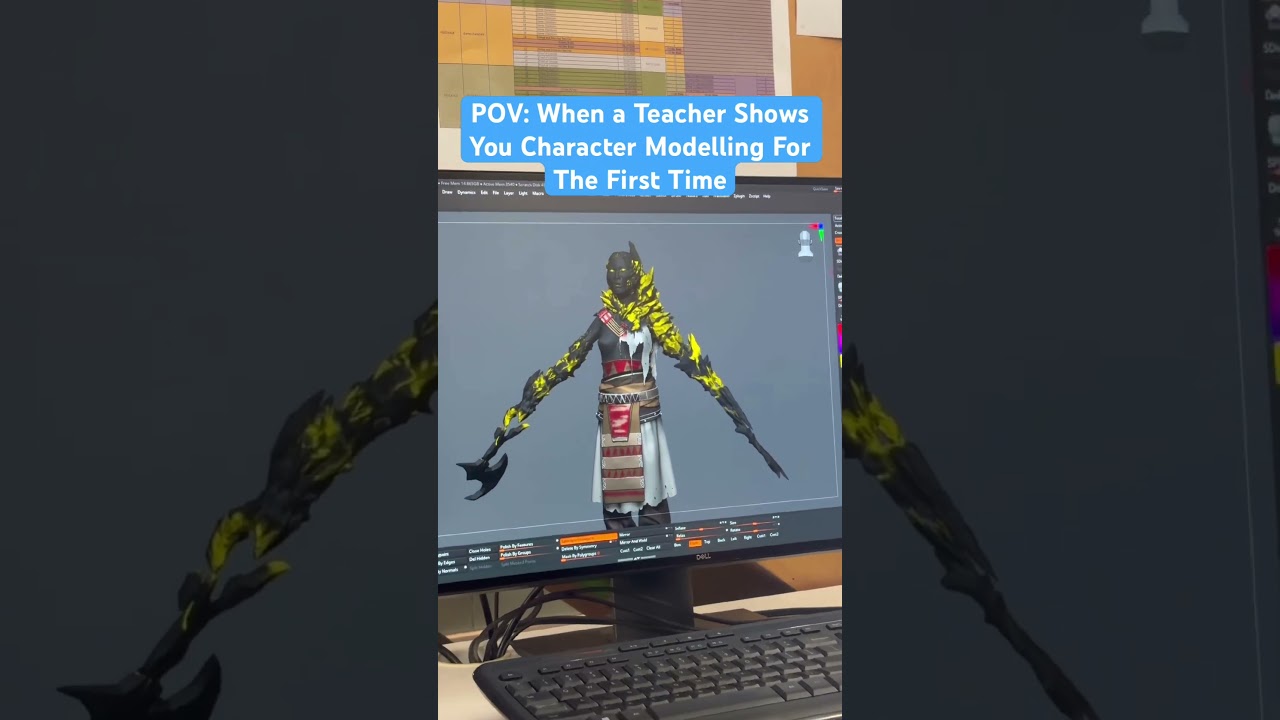 POV: When a Teacher Shows You Character Modelling For The First Time