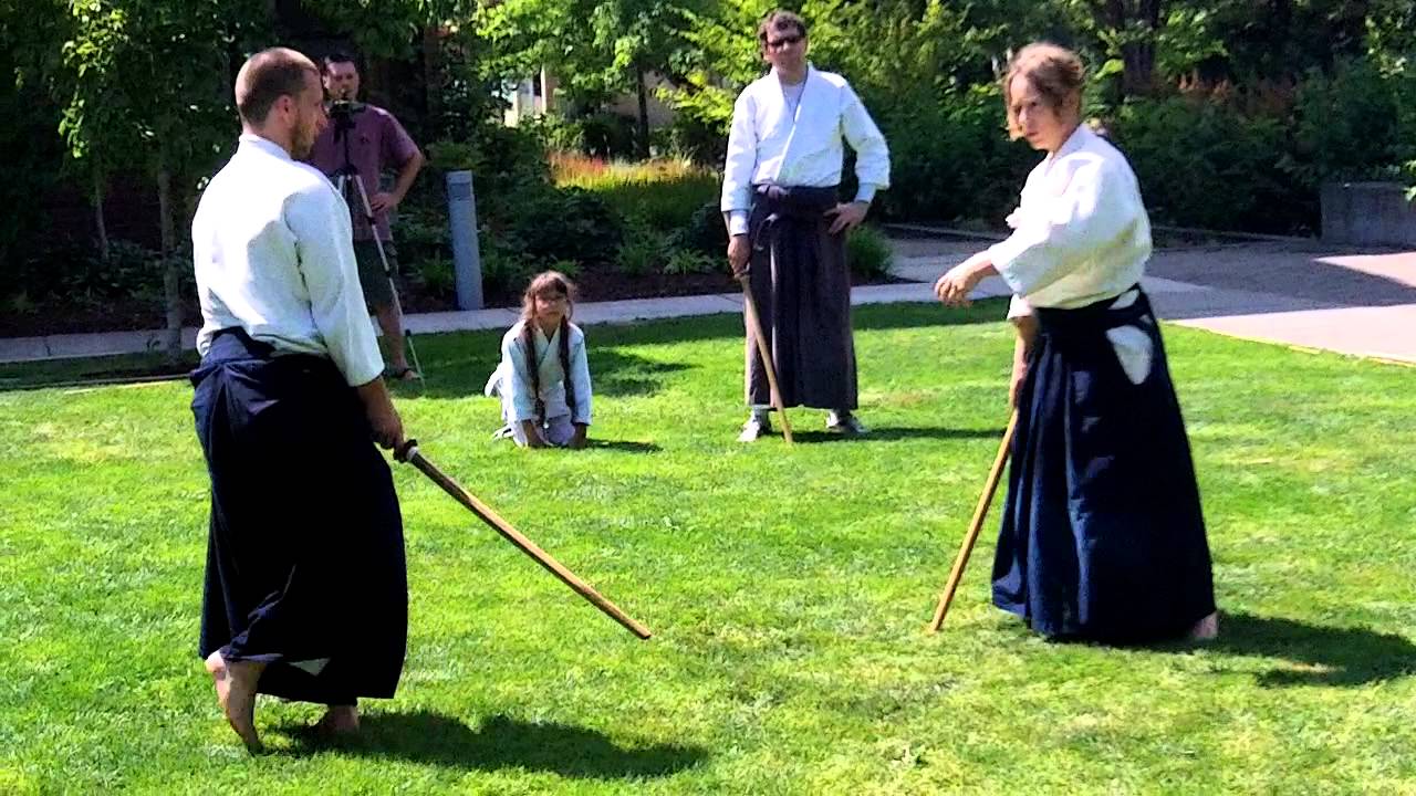 Katharine Heins Bokken shomen exercise YouTube