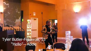 Hello - Adele (electric violin cover Pop R&B Soul) Tyler Butler-Figueroa Violinist 15 years old