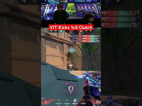VIT Kicks CLEAN 1v3 Clutch vs. FUT #shorts #vct #valorantclips