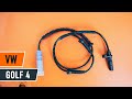 Hvordan bytte ABS sensor der på VW GOLF 4 [AUTODOC-VIDEOLEKSJONER]