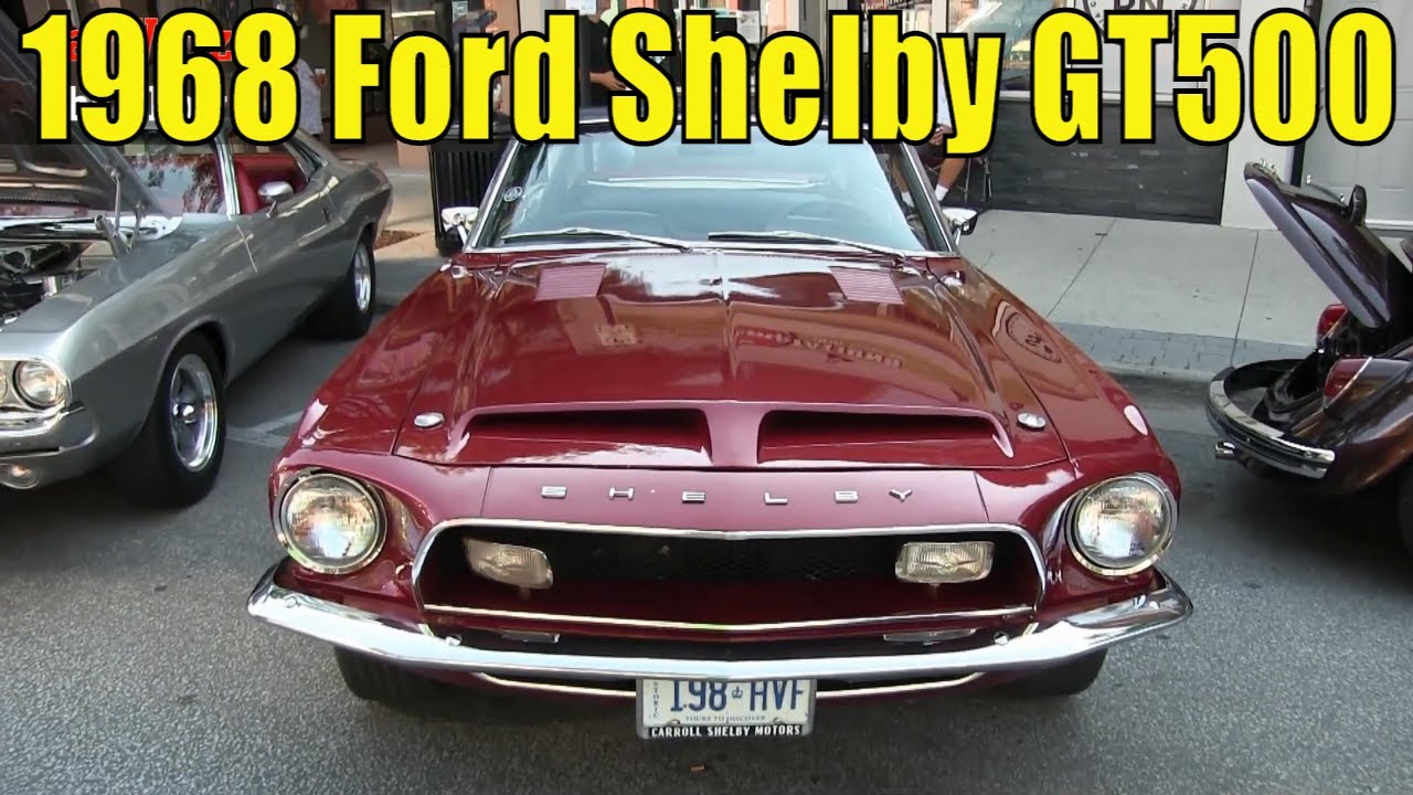 1968 Ford Shelby GT500 At Christina Street Car Show 2020
