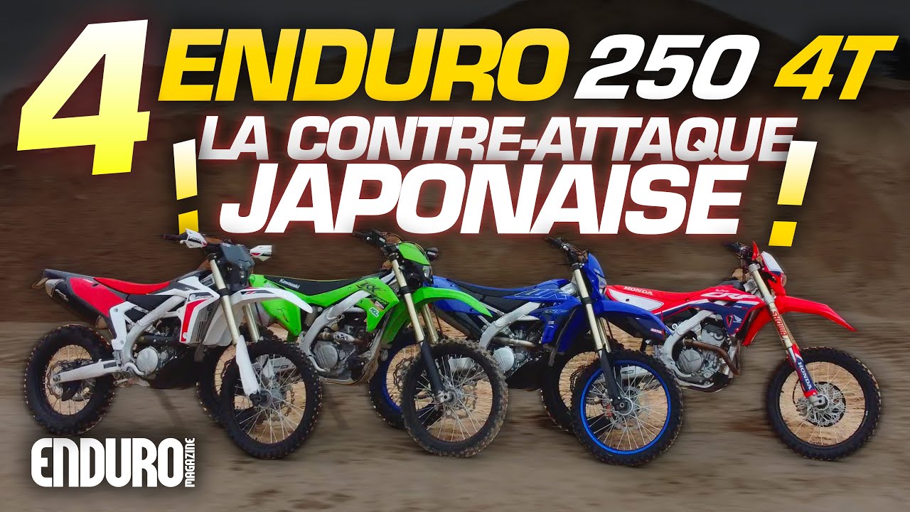 Essai Comparatif 250 4T : La contre-attaque japonaise !