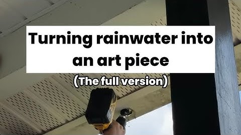 Install of Rain Chain: From Start to Finish