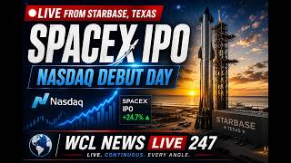 🚀 LIVE: View from Starbase, Texas as SpaceX Launches Historic Nasdaq IPO