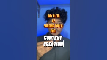 Day 11 Of Sharing Content Creation tools🔥 #shorts #contentcreation #logodesign #tech #tamil
