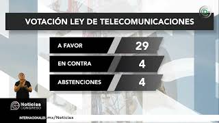 Votación de Ley de Telecomunicaciones