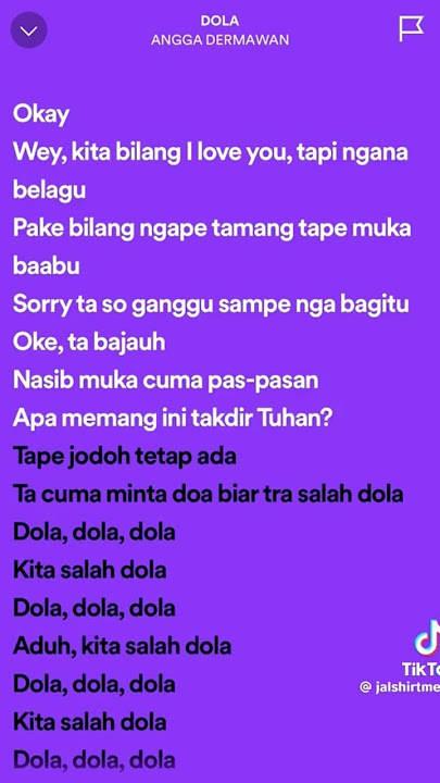 dola dola kita salah dola