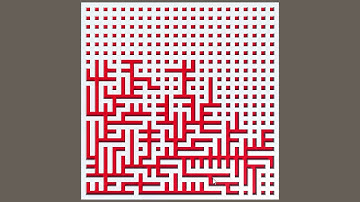 Maze Generation Simulation + Pathfinding with Unity3D