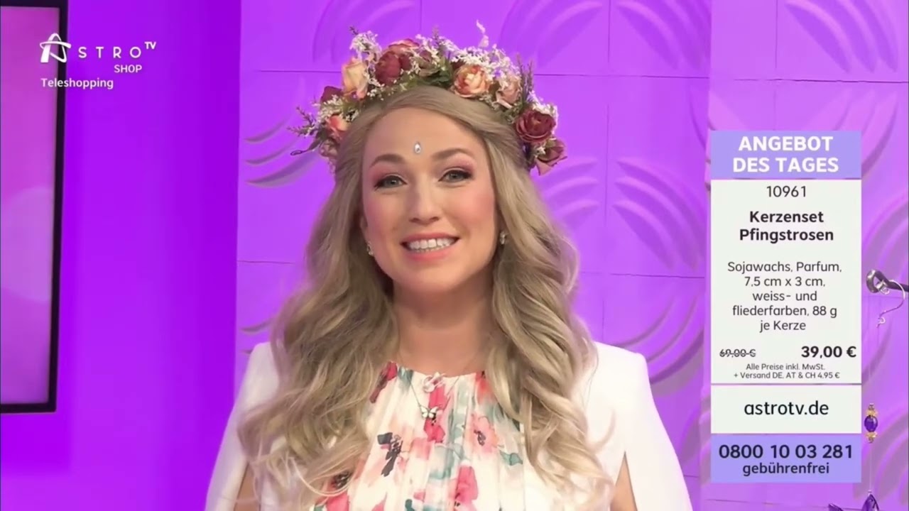 Freya Onassis Premiere im AstroTV Shop 3.5.2024