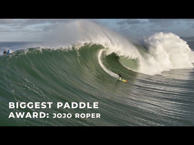 Men's Biggest Paddle Wave: Jojo Roper - Mavericks Awards - YouTube