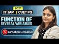Direction Derivative | Function Of Several Variables | IIT JAM | CUET PG 2027 | Lec-5 | IFAS