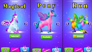 Magical pony run - Unicorn runner new mobile cartoon game screenshot 5