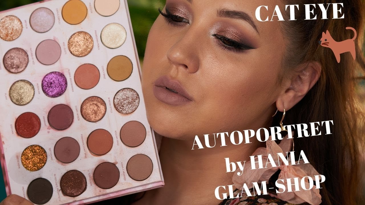 ZRÓB TO SAMA : KOCIE OKO | MAKIJAŻ WIECZOROWY na WESELE 🤩 | AUTOPORTRET by HANIA 💕 | GLAMSHOP |
