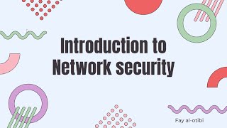 Introduction to network security , what’s the netwerk security and computer security? ￼