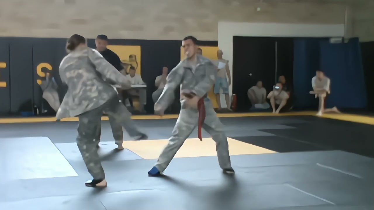 Military MMA Showdown: Woman Dominates Male Opponent in Intense Fight